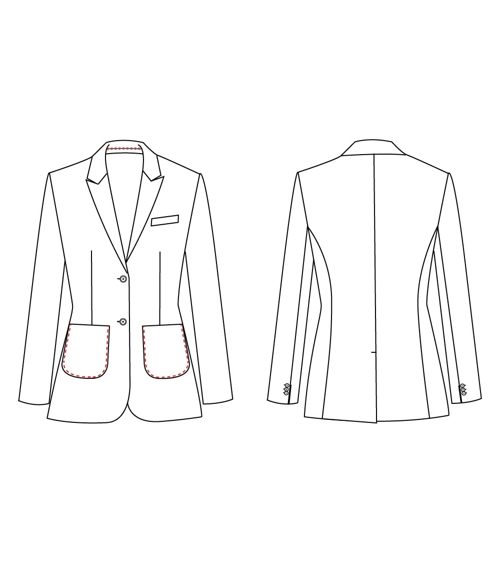 AMERICANA AJUSTADA MUJER