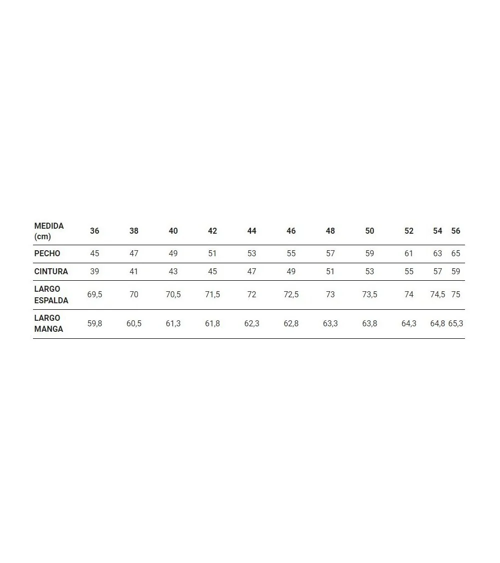 AMERICANA AJUSTADA MUJER