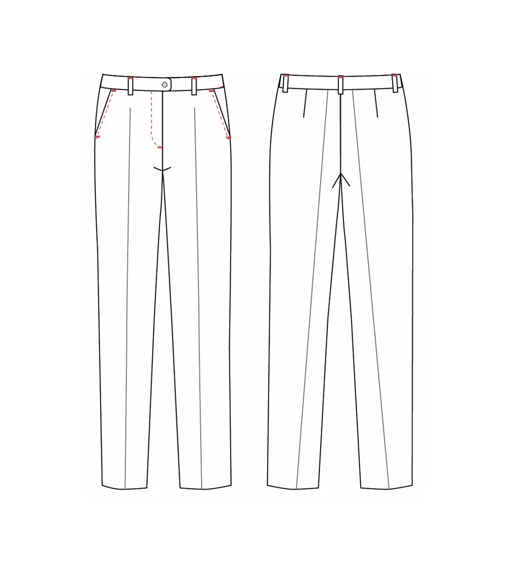 PANTALÓN DE VESTIR AJUSTADO MUJER