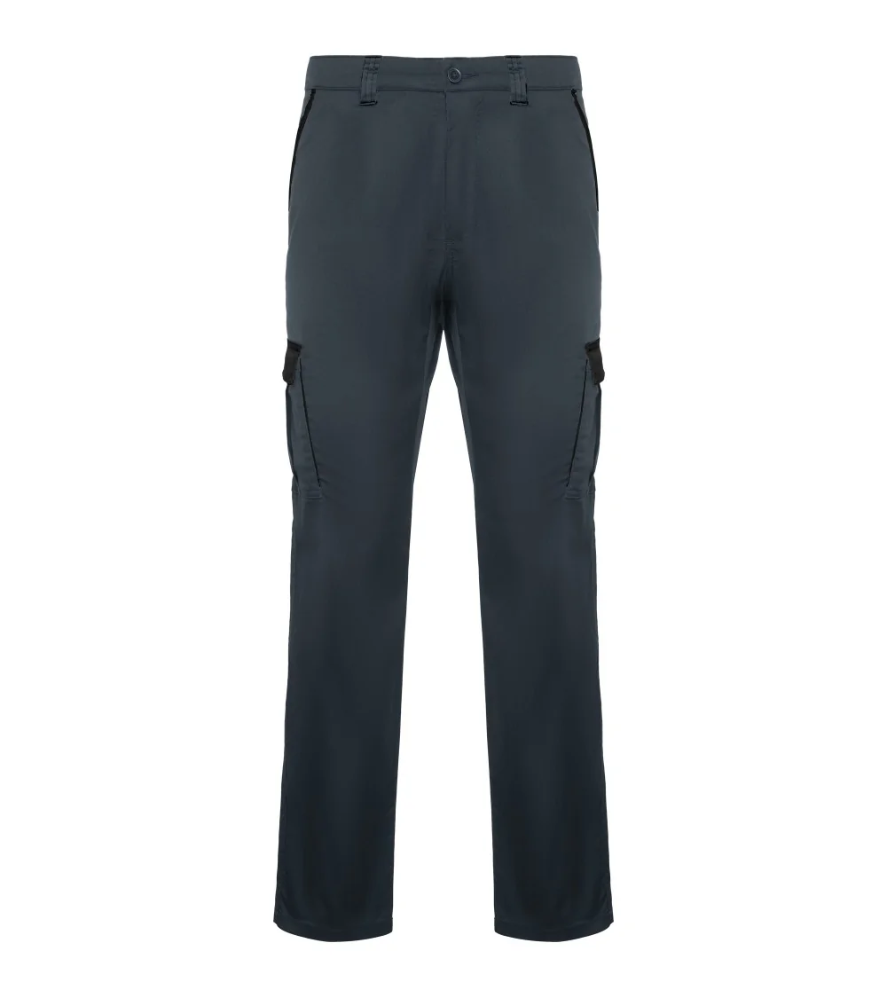 PANTALÓN MULTIBOLSILLOS ELÁSTICO COMBINADO