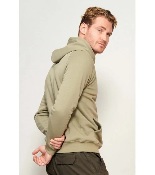 SUDADERA ECOLÓGICA UNISEX CON CAPUCHA