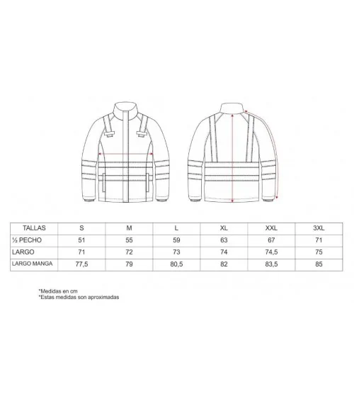 CHAQUETA IGNÍFUGA ESD AV