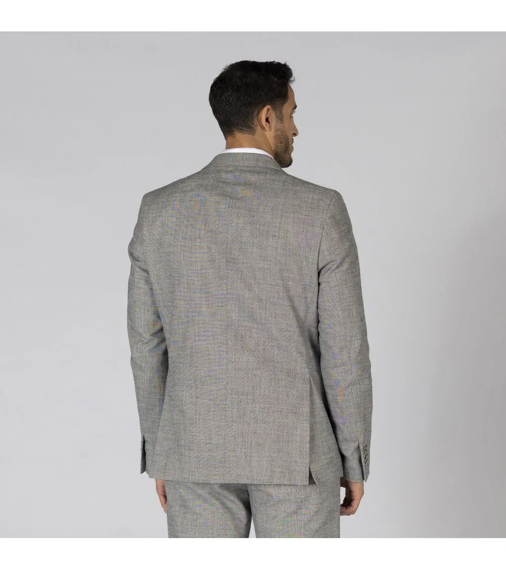 AMERICANA HOMBRE 2 BOTONES SLIM CHEVIOT