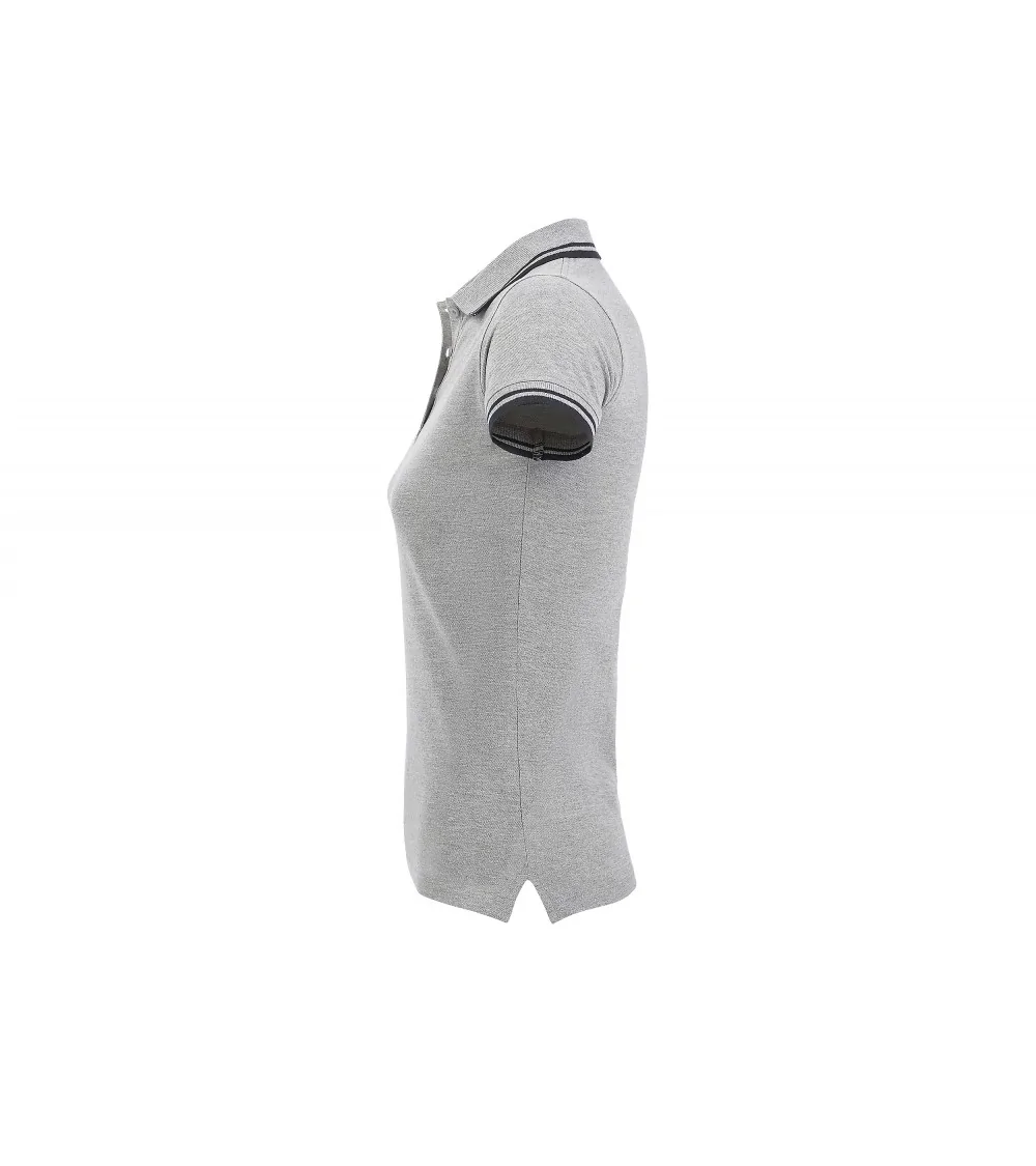POLO MUJER COMBINADO 100% ALGODÓN