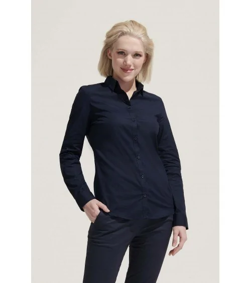 CAMISA MUJER ELASTANO SLIM FIT