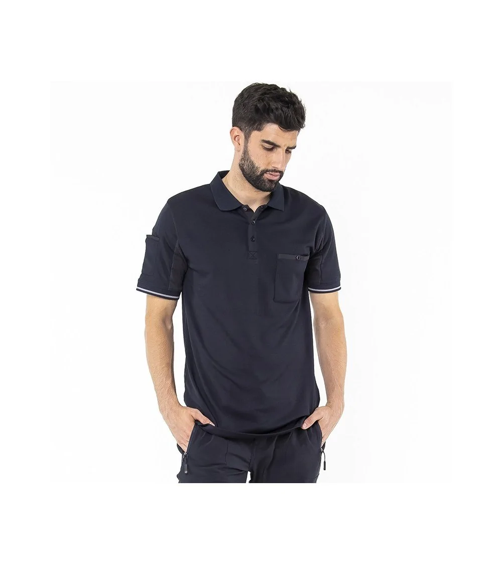 POLO LABORAL TRANSPIRABLE MANGA CORTA