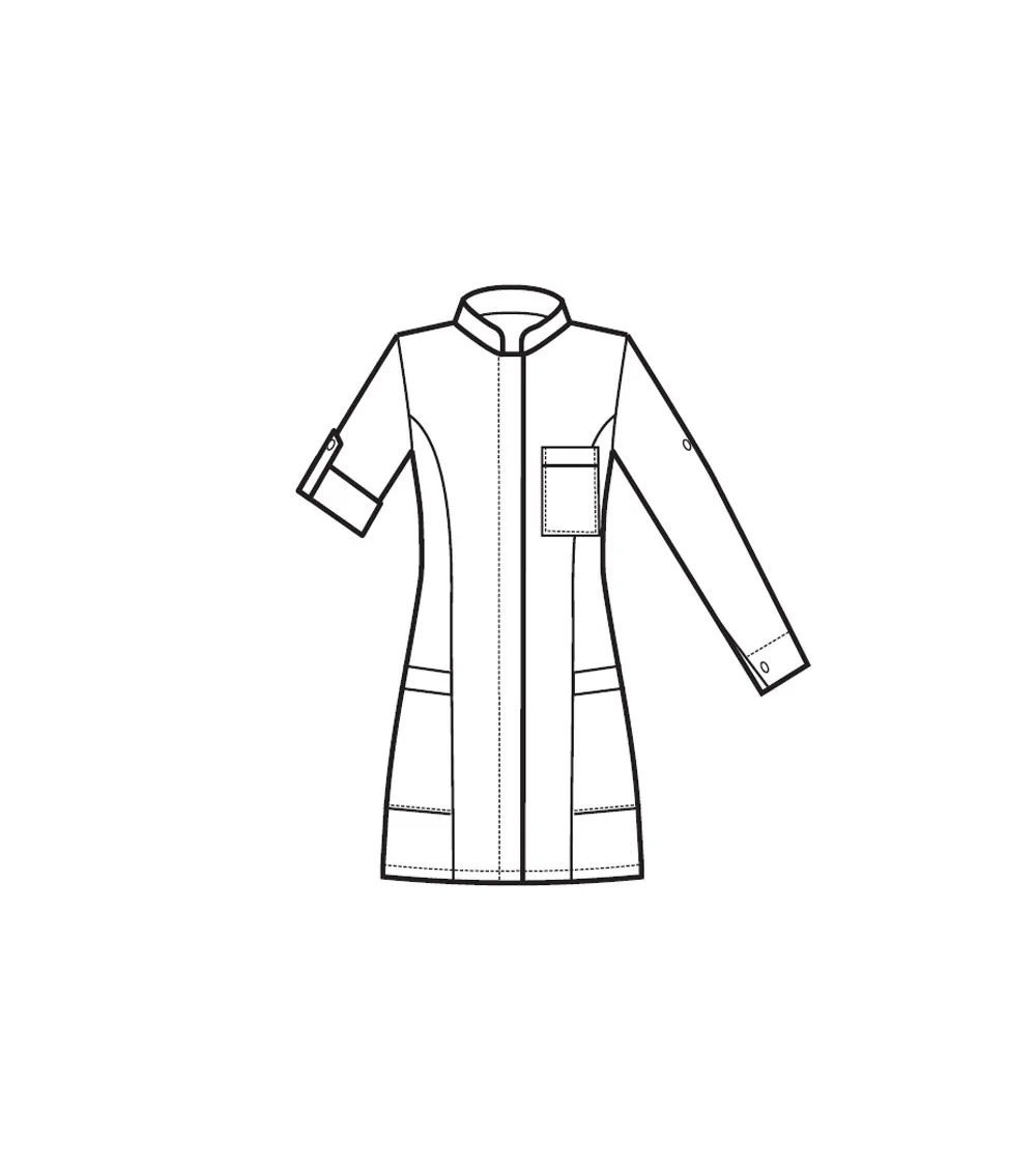 CASACA MANGA LARGA CUELLO MAO