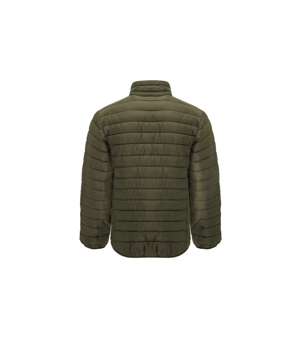 CHAQUETA RESISTENTE AL AGUA ACOLCHADA VERDE MILITAR + AZUL MARINO