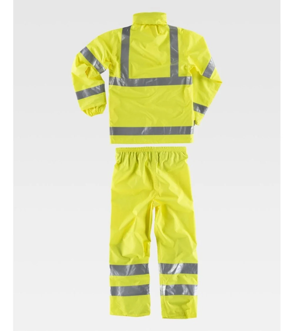 TRAJE DE AGUA ALTA VISIBILIDAD AMARILLO FRENTE