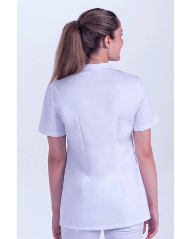 CHAQUETA CRUZADA BLANCA