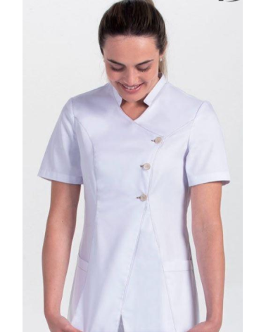 CHAQUETA CRUZADA BLANCA