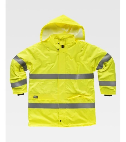 PARKA ACOLCHADA ALTA VISIBILIDAD CON REFLECTANTES