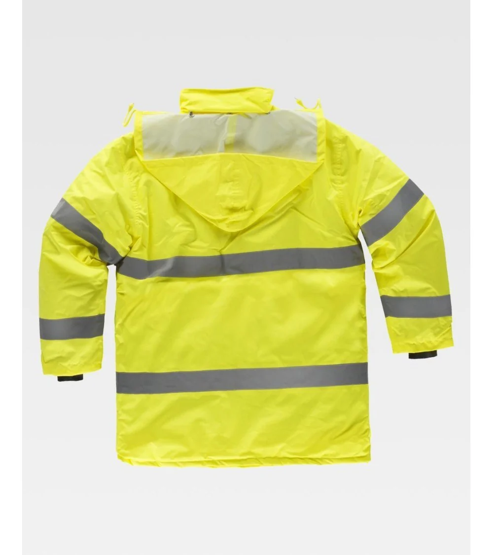 PARKA ACOLCHADA ALTA VISIBILIDAD CON REFLECTANTES