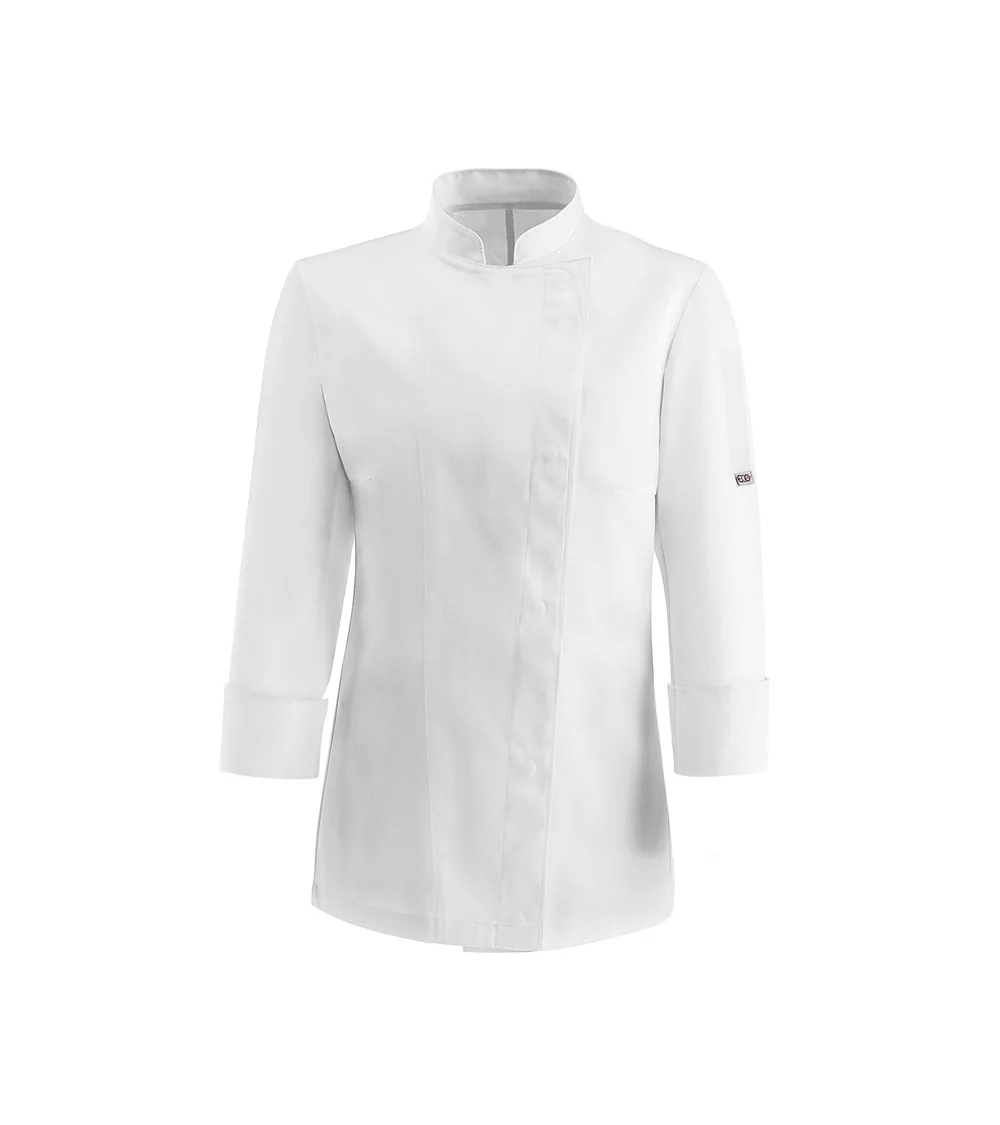 CHAQUETA COCINA MUJER CORCHETES CHAQUETA COCINA MUJER CORCHETES
