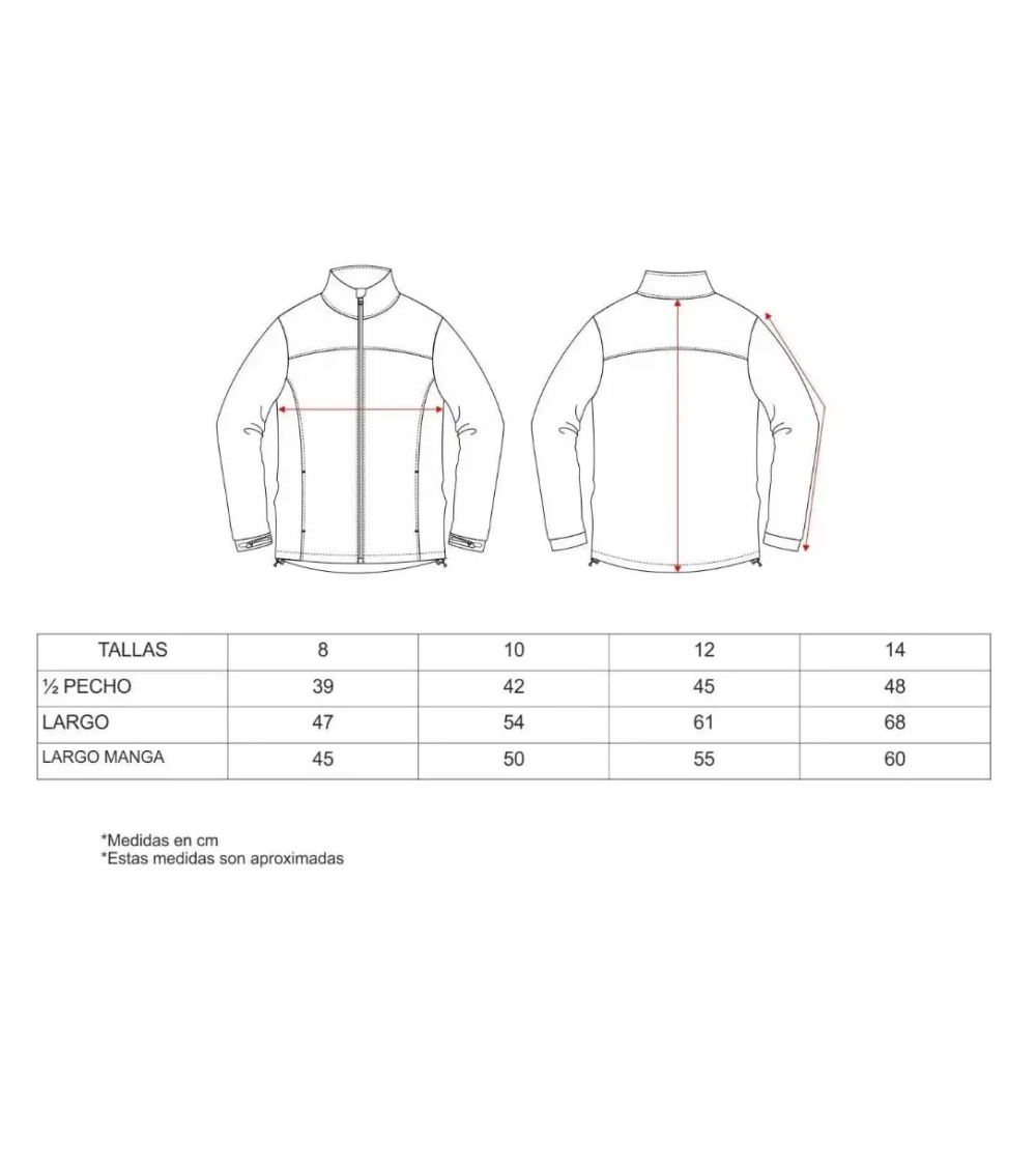 CHAQUETA INFANTIL COMBINADA