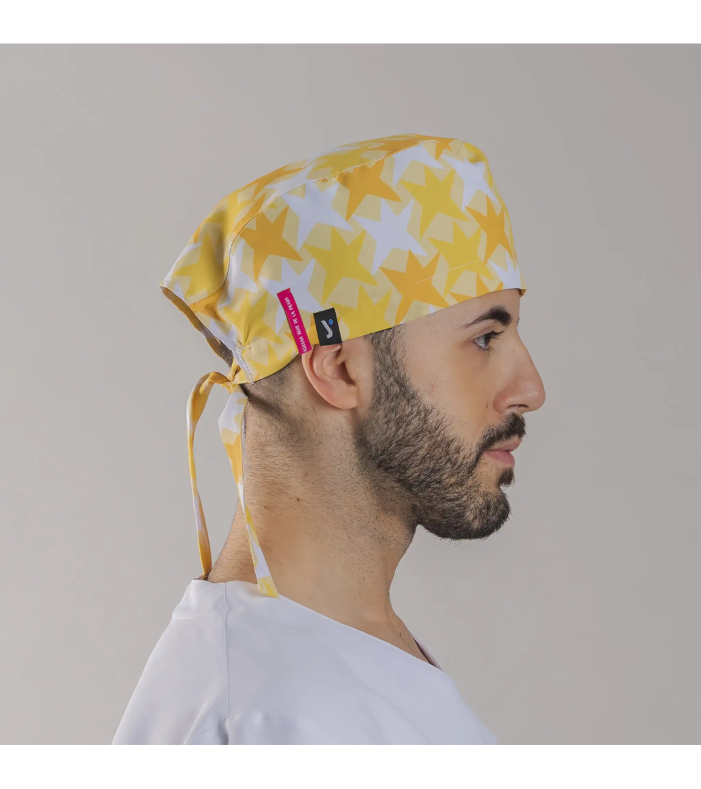 GORRO TIRAS COMETA AMARILLO AGATHA