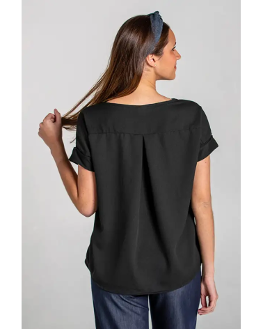 CAMISETA ANCHA ELASTANO