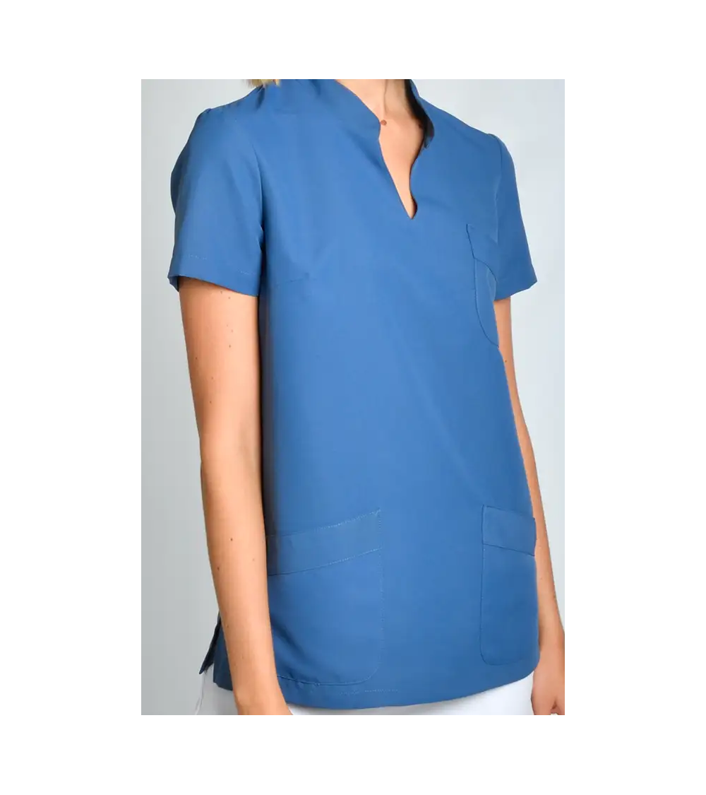 CASACA M/CORTA MICROFIBRA CUELLO MAO