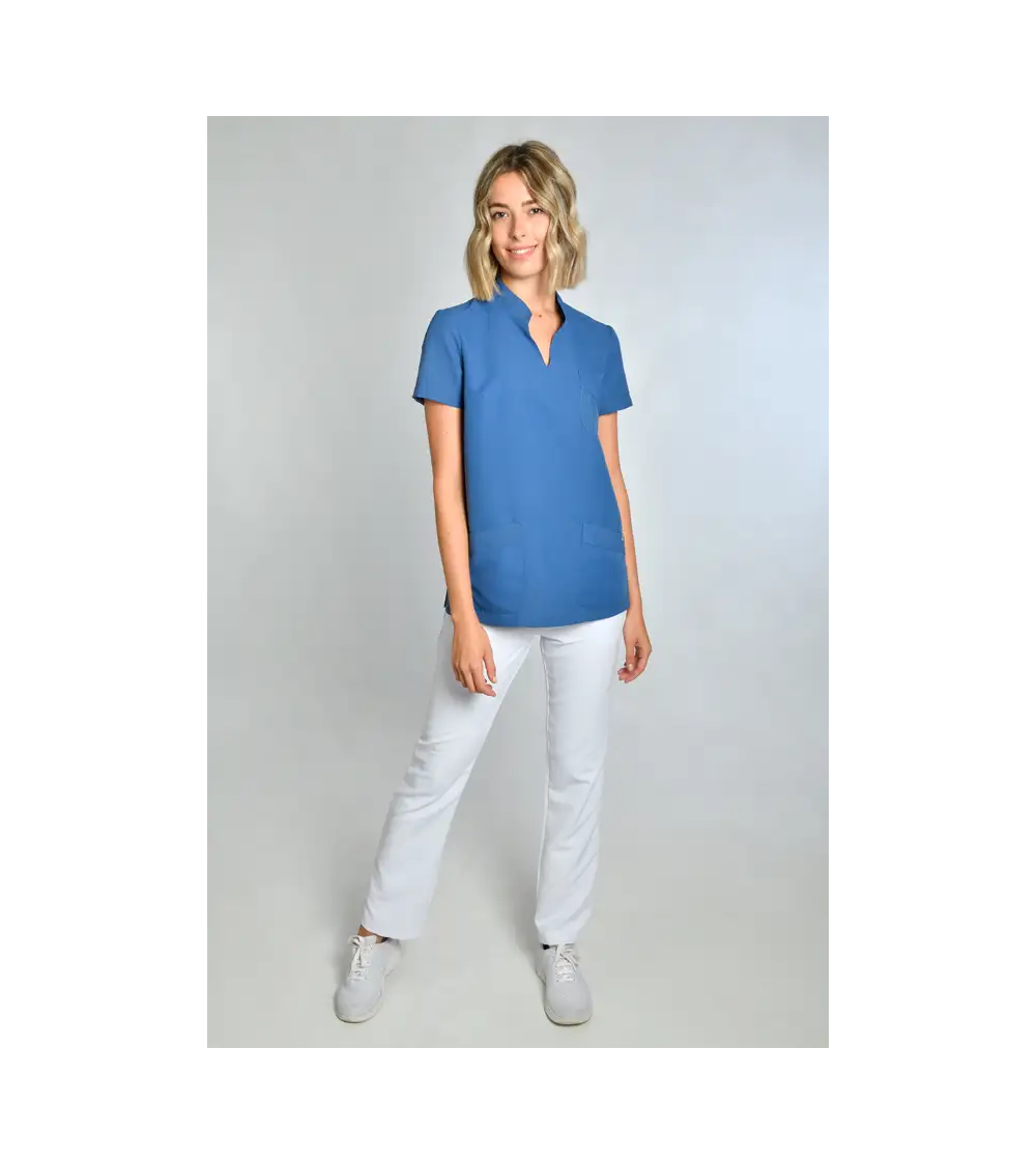 CASACA M/CORTA MICROFIBRA CUELLO MAO