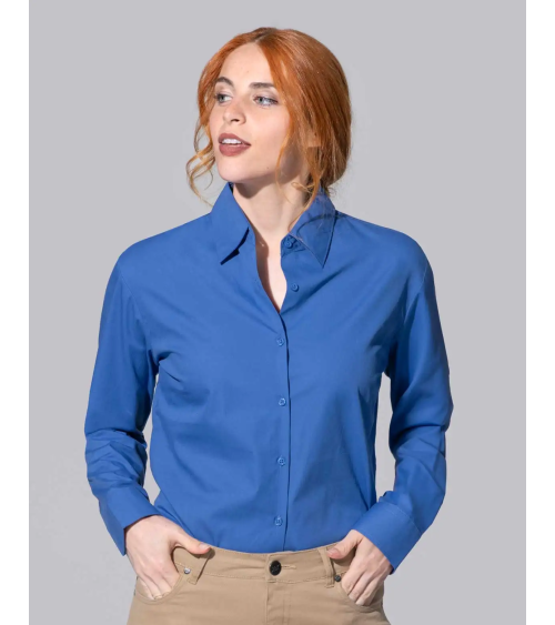 CAMISA MANGA LARGA OXFORD MUJER