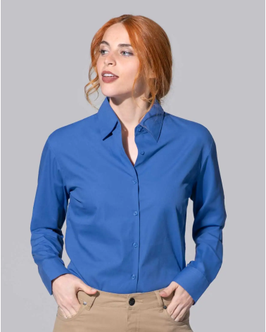 CAMISA MANGA LARGA OXFORD MUJER