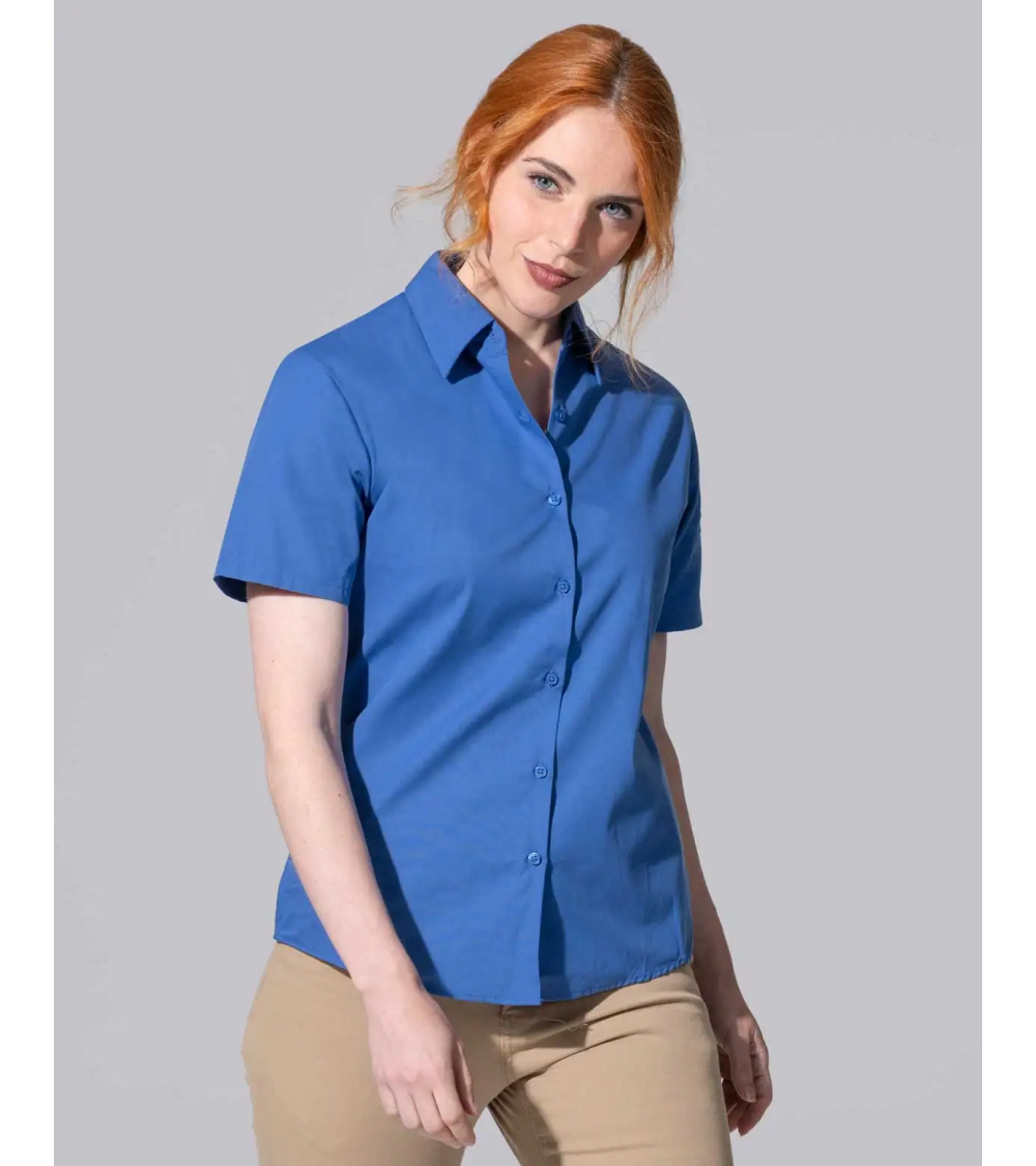 CAMISA MANGA CORTA OXFORD MUJER