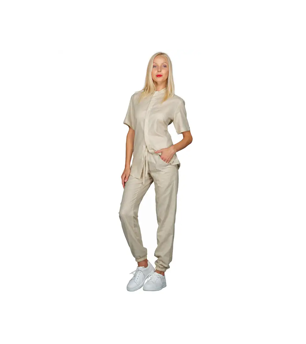 PANTALÓN JOGGER ALGODÓN LINO