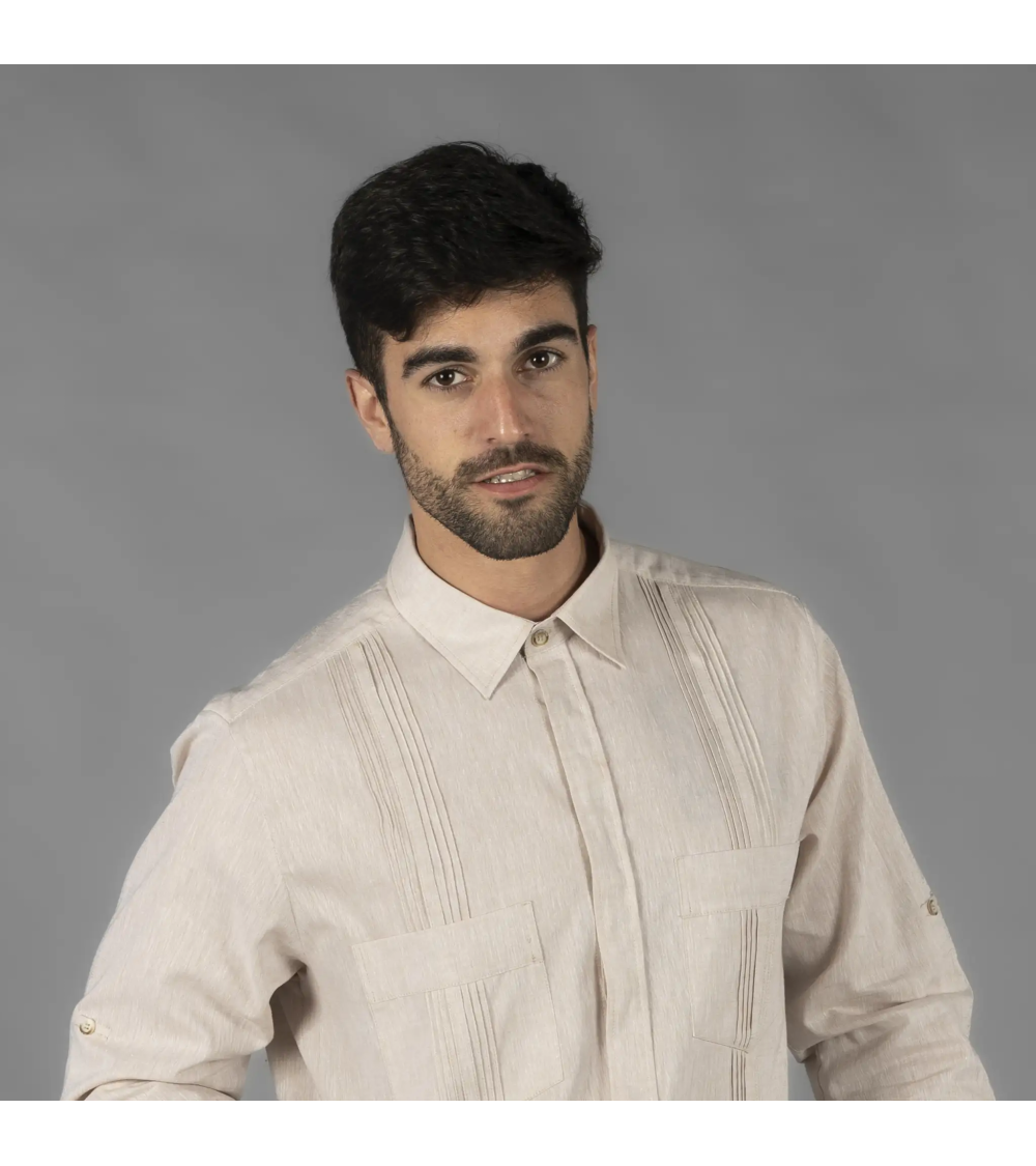 GUAYABERA LINO ALGODÓN UNISEX