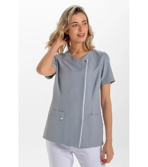 CHAQUETA SANITARIA SRA M/C MICROFIBRA