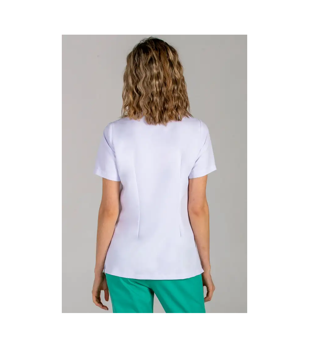 CHAQUETA SANITARIA SRA M/C MICROFIBRA