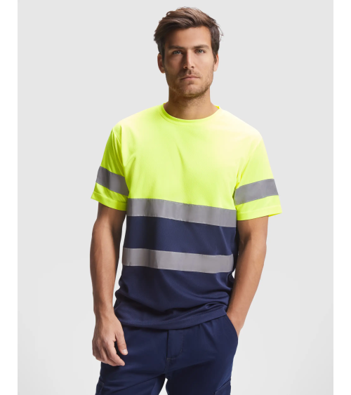 Camisetas Alta Visibilidad Azules de Vergara