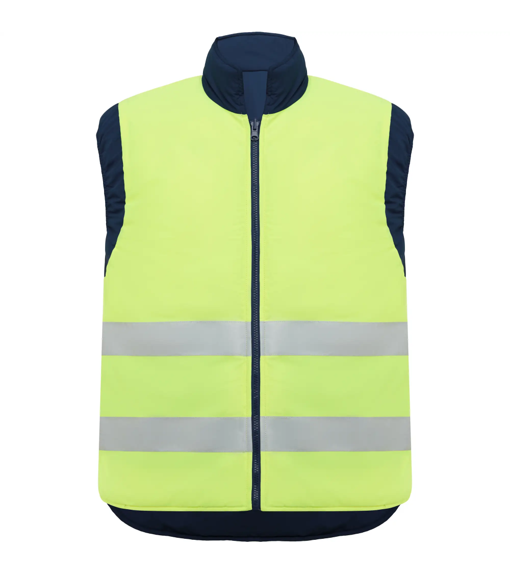 CHALECO ALTA VISIBILIDAD MULTIBOLSILLOS REVERSIBLE