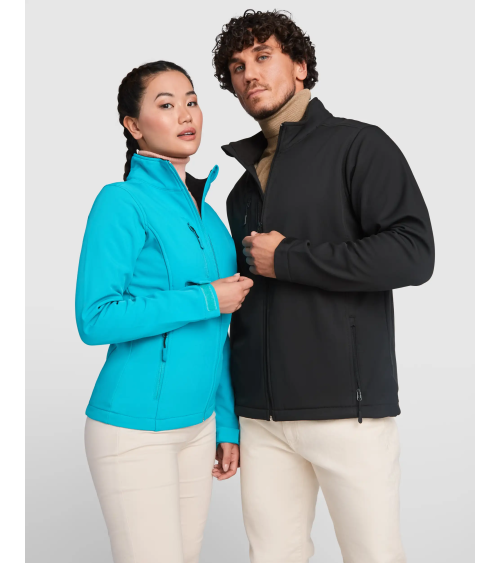 SOFTSHELL MUJER CON FORRO MICROPOLAR