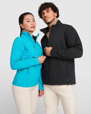 SOFTSHELL MUJER CON FORRO MICROPOLAR