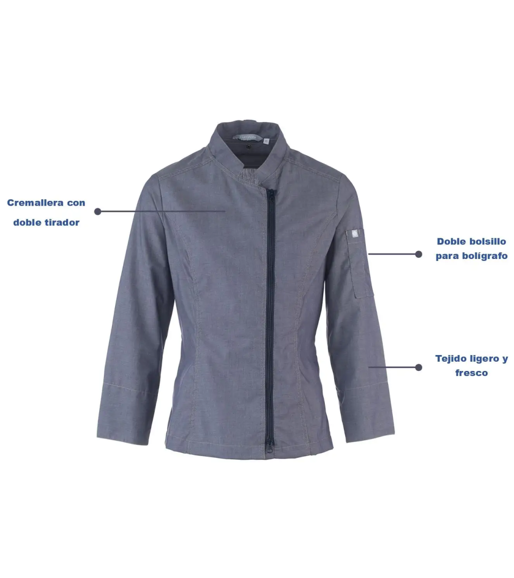 CHAQUETA COCINA MUJER OPORTO