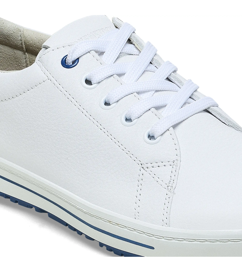 ZAPATILLA PIEL BIRKENSTOCK QO500 ANTIDESLIZANTE blanco par