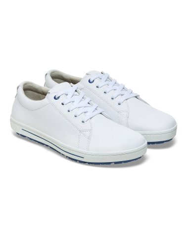 ZAPATILLA PIEL BIRKENSTOCK QO500 ANTIDESLIZANTE blanco par 2