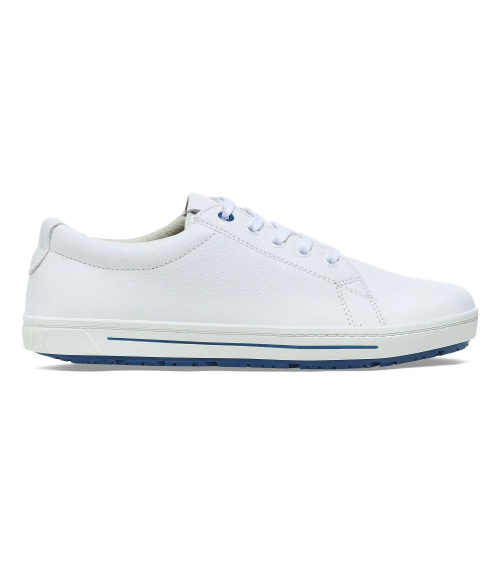 ZAPATILLA PIEL BIRKENSTOCK QO500 ANTIDESLIZANTE blanco par