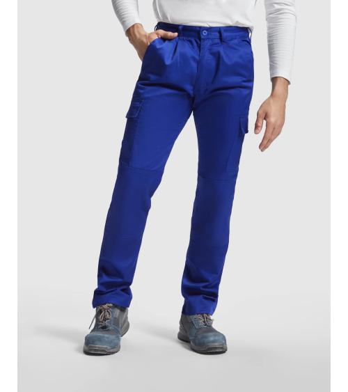 PANTALÓN MULTIBOLSILLOS UNISEX azulina