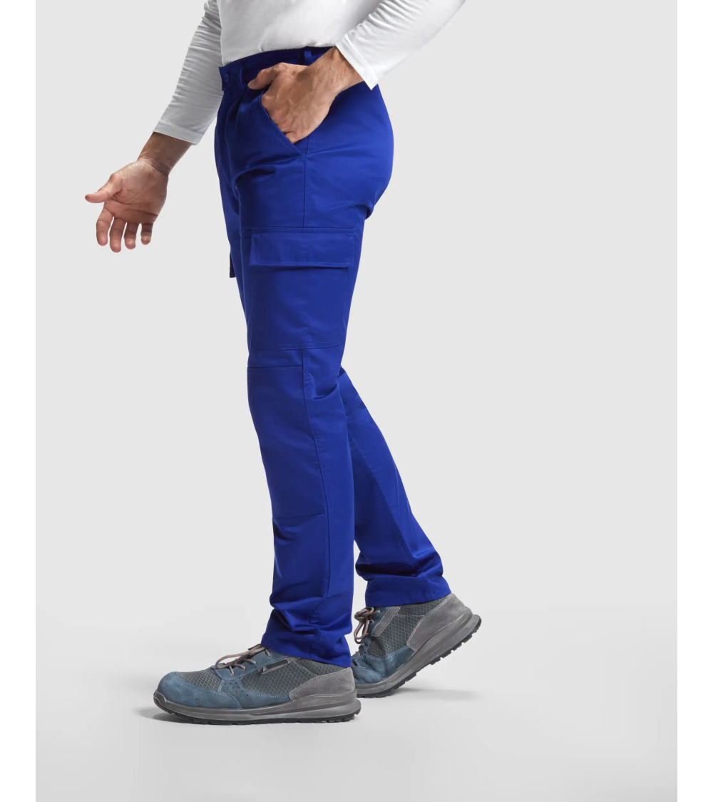 PANTALÓN MULTIBOLSILLOS UNISEX azulina