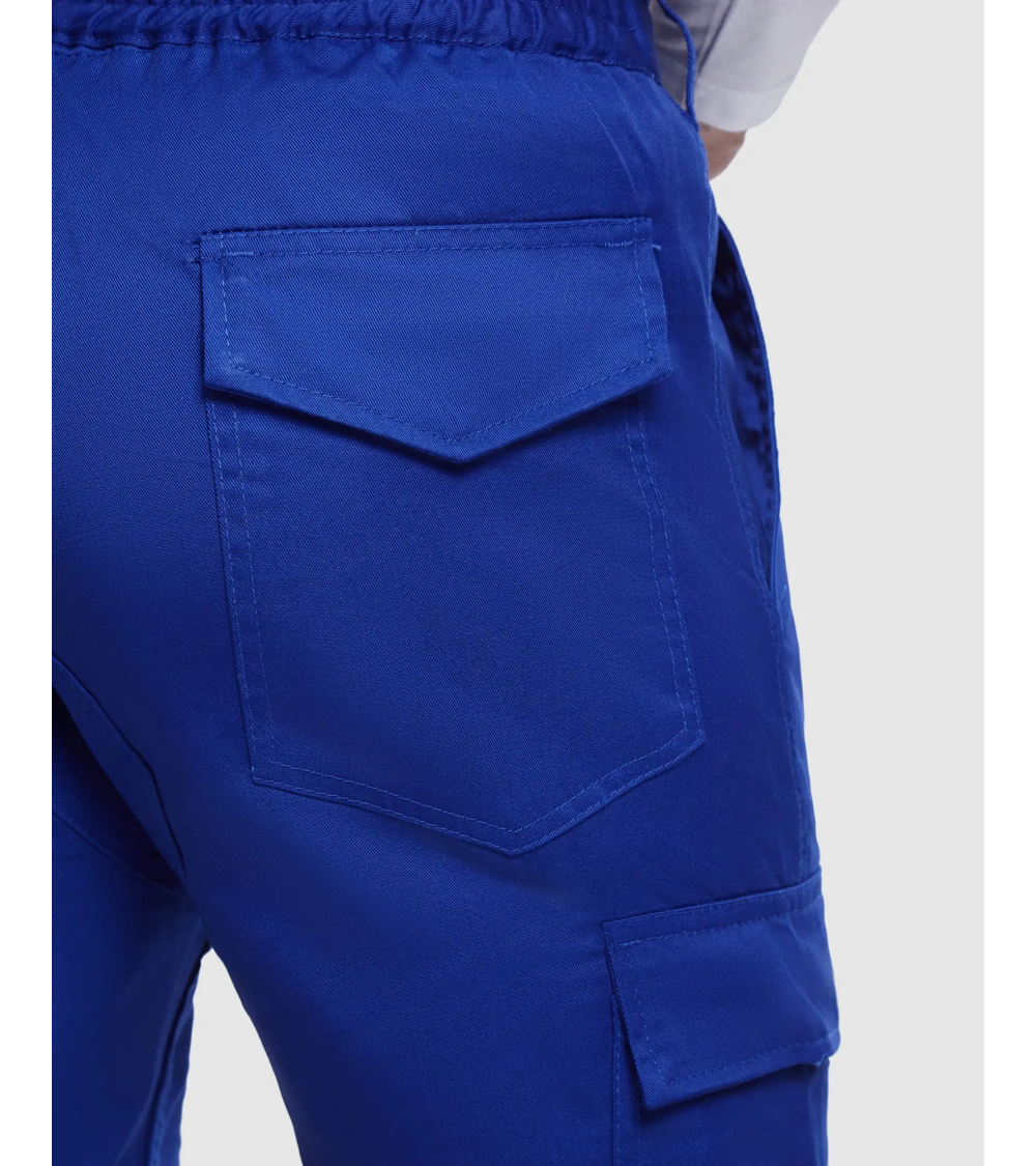 PANTALÓN MULTIBOLSILLOS UNISEX azulina