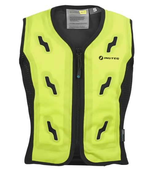 CHALECO REFRIGERANTE amarillo frente