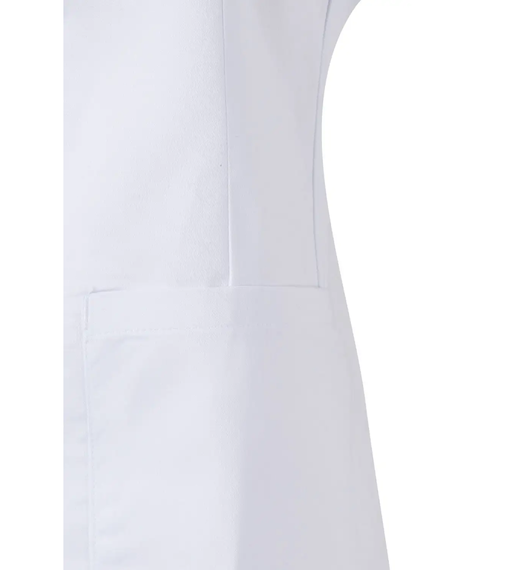 BATA MUJER SEMIENTALLADA MANGA CORTA PORTADA