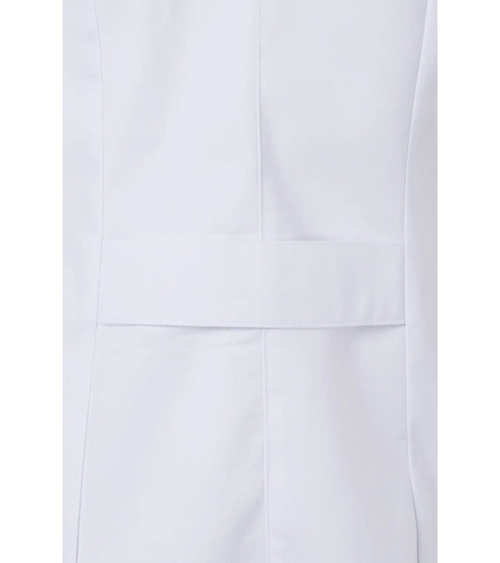 BATA MUJER SEMIENTALLADA MANGA CORTA PORTADA