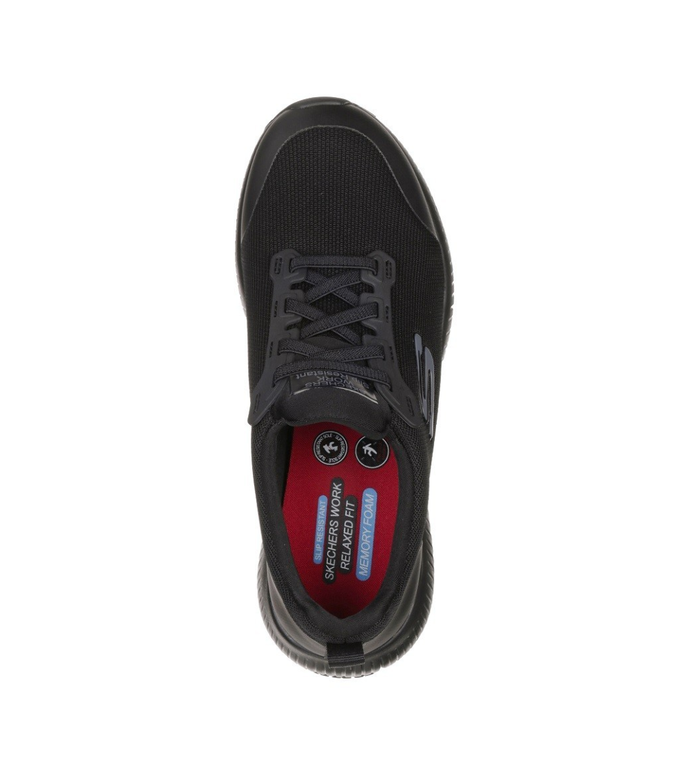 DEPORTIVA ANTIDESLIZANTE MUJER SKECHERS Negro superior
