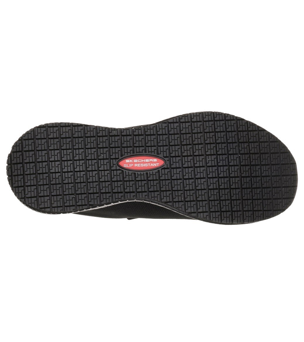 DEPORTIVA ANTIDESLIZANTE MUJER SKECHERS Negro superior