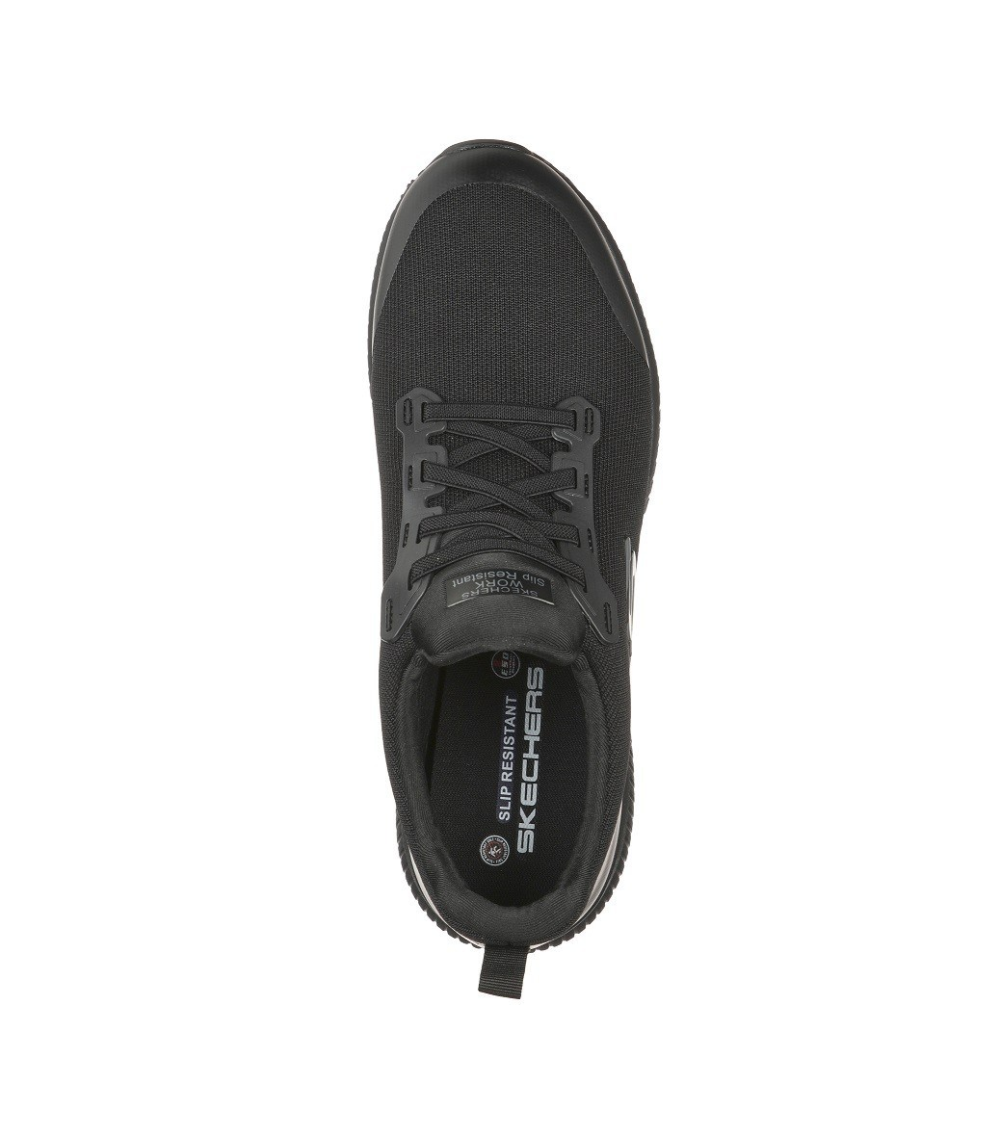 ZAPATILLA ANTIESTATICA HOMBRES SKECHERS Frente negro