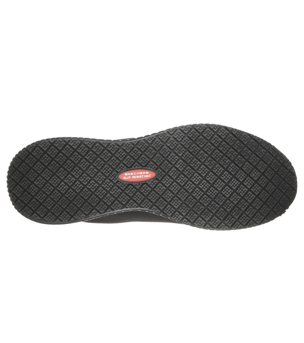 ZAPATILLA ANTIESTATICA HOMBRES SKECHERS Frente negro