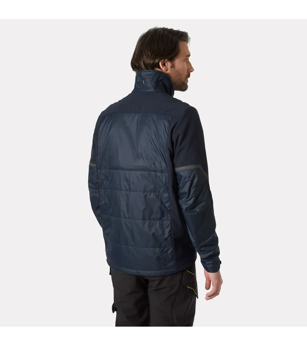 CHAQUETA LIGERA CORTAVIENTOS MARINO