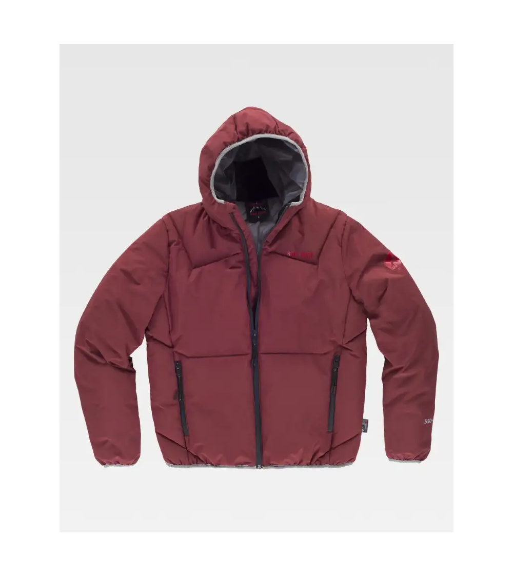 PARKA IMPERMEABLE CON RELLENO granate